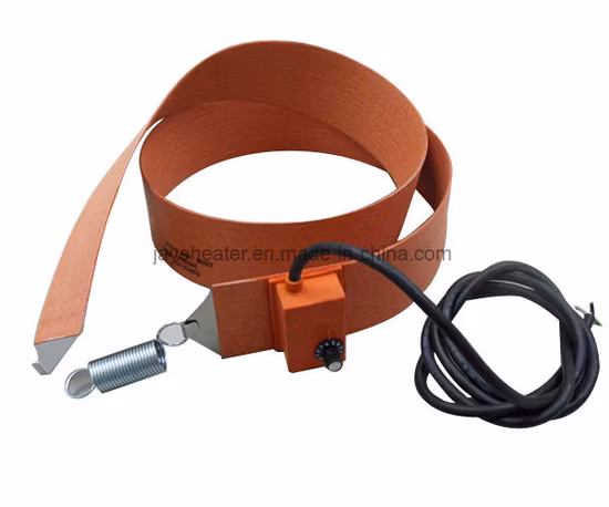 Fabrikspezifische flexible Silikonkautschukband-Fassheizung mit Thermostaten