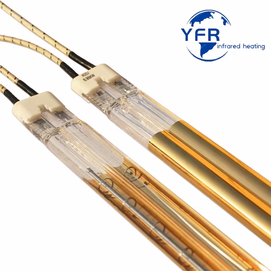 Quarzglas-IR-Heizung, Infrarotlampen, Halogenlicht, röhrenförmige Glühbirne, elektrisches Keramikstab-Heizelement
